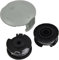 Daaxing Bobine et couvercle pour débroussailleuse Bosch Easy Grass Cut 23 26 18 18-230 18-260 18-26 F016800569 F016800385 F016F05320, bobine de fil de 1,6 mm pour débroussailleuse Bosch (2 bobines de