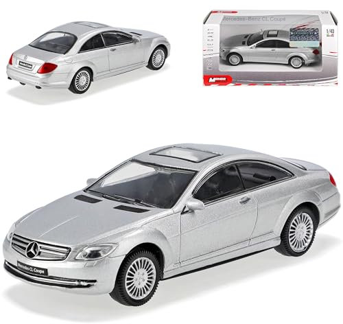 Generisch Mercedes-B C216 Cl-klasse Coupe Silber C 216 1/43 Mondo Motors Modell Auto Modellauto