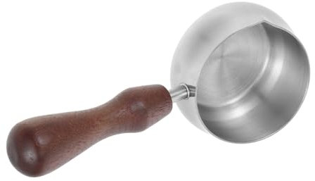 Luxshiny Tasse d'extraction en acier inoxydable tasses à expresso verser la tasse fonctionnel tasse à café tasse de café à expresso pot de petit déjeuner creuset de chocolat marmite