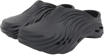 Crocs Unisex-Adult Echo Wave, Black/Black, 4 UK Men / 5 UK Women