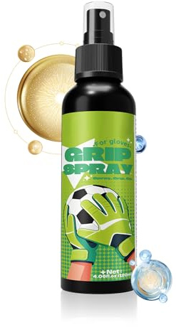 Pomurom Grip Spray,rutschfeste Haftspray - Torwart Handschuh Griff Spray,Für Fußball Basketball Handball Schuhe Baseball Training Sportarten Athleten