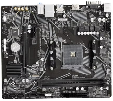 Placa Base Fit For Gigabyte A520M K V2 AMD A520 Compatible con CPU 5950X 5800X3D 5700X 5600X 5600G 4xDDR4 Micro ATX AM4