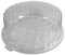 15 platos llanos de 22 cm + tapa transparente (8 cm de altura), ideal para tartas dulces y alimentos de llevar.