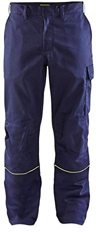 Blaklader 17011501 Schweißer-Hosen, Marineblau/Gelb, grootte C152
