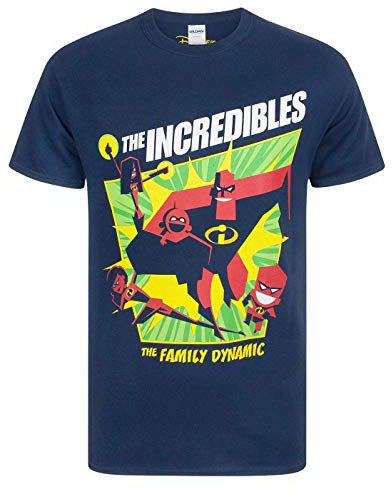 The Incredibles 2 The Family Dynamic Men's T-Shirt Blue