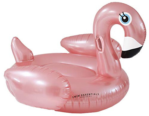 Swim Essentials Aufblasbar XXL 150 x 115 cm Flamingo rosa