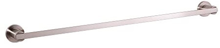 Design Hausringe Handtuch-Stange Satin/Nickelfarben