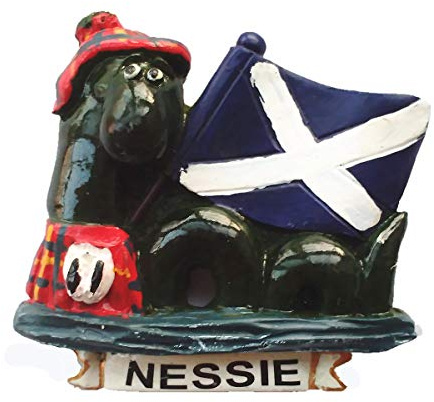 Kühlschrankmagnet, Motiv: Loch Ness Monster, Schottland, Großbritannien, Heim- und Küchendekoration, Magnetaufkleber, Schottland, England, Kühlschrankmagnet, Reise-Souvenir, Geschenk