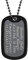 Custom4U Collier Homme Dog Tag Plaques Militaires Prénom Personnalisable Homme Noir Pendentif Military Dog Tag Acier Inoxydable Cadeau Militaire Hommes Garçons