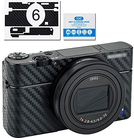 KIWIFOTOS Camera Body Skin Sticker Protective Wrap for Sony RX100 VI DSLR Camera - Anti-Scratch 3M Stickers Carbon Fiber Body Guard Film Decals Cover Shield Protector