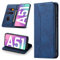 Leaisan Handyhülle für Samsung Galaxy A51 Hülle Premium Leder Flip Klappbare Stoßfeste Magnetische [Standfunktion] [Kartenfächern] Schutzhülle für Samsung Galaxy A51 Tasche - Blau