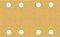Bosch Professional 10x Carte abrasive Expert C470 con 8 fori (per Legno duro, Vernice su legno, 80x133 mm, Grana 180, accessorio Levigatrice orbitale)