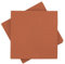 ZauberDeko Servietten Tischdeko Rost Orange Terracotta Kommunion Konfirmation Hochzeit Party 40x40 cm 20 Stück