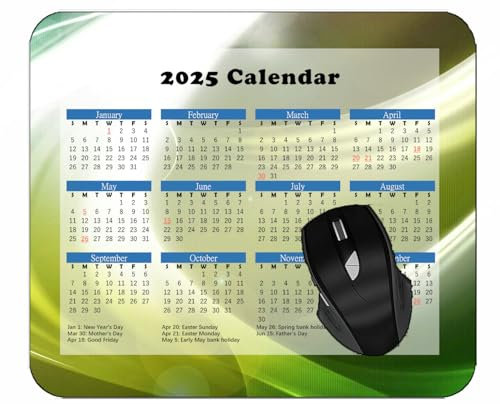 YENDOSTEEN Calendar 2025 Year Mouse PadLine Angle Light Color Gaming Mouse Pad