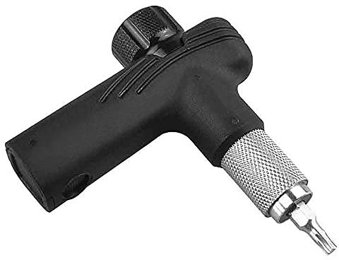 HUIOP Bike Torque Wrench, Adjustable Bike Torque Wrench 4/5/6Nm Torque T Wrench Portable Bicycle Maintenance Kit