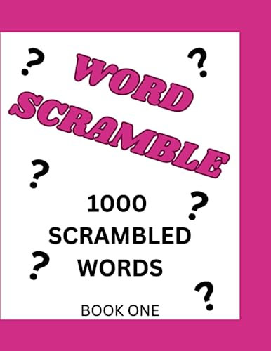 1000 WORD SCRAMBLE PUZZLES: BOOK 1