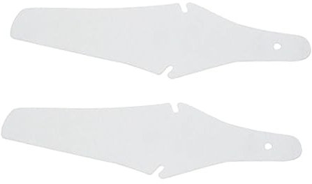 Baoblaze 2 Stück Fahrrad Schutzblech Hinten, Bicycle Rear Mudguard, Universal Fahrradschutzblech MTB Steckschutzblech zum Schutz vor Spritzwasser & Schmutz für alle Mountainbike Road Bike, Weiß