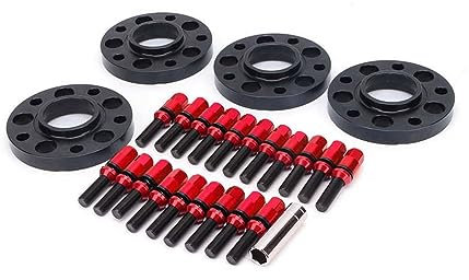 Spurverbreiterungen Für B&MW F-Serie F30 F32 F33 F80 F10 M3 M4 F22 F23 F12 F01 M2 X3 F25 20mm Hub Centric Wheel Spacer Kit Ersatz Distanzscheiben Autonaben (Color : 1)