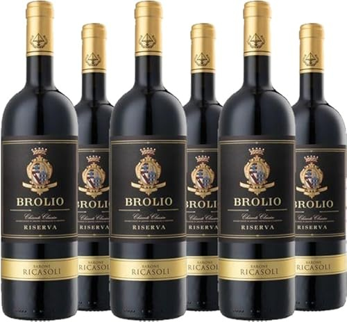 Barone Ricasoli 6er Vorteilspaket Brolio Riserva Chianti Classico DOCG 2018 (6 x 0.75 l)