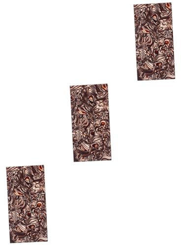 Toyvian 3stücke Guitar Veneer Shell Pickguard Sheet Für Akustikgitarre Langlebig Und Kratzfest Für -projekte Dekoration