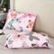 AShanlan 2er Set Kissenbezug 80x80 Rosa Schmetterling Kopfkissenbezug 80 x 80 Bunt Butterfly Kissen Bezug 80x80cm Dekorative Kissenhülle Mikrofaser Polsterbezug Set Pillow Case Pillow Cover