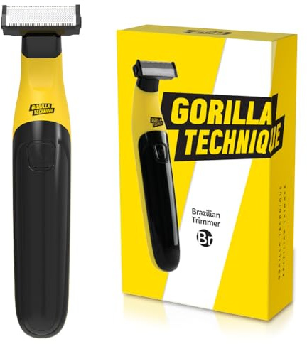/Gorilla Technique/Tondeuse tout le corps pour homme, tondeuse électrique à balle et poils pubiens, sans entaille et rasoir pubien