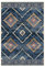 DEFYNEE Teppich Wohnzimmer, 160 x 210 cm Wohnzimmerteppich, Rutschfester Teppich Kurzflor wasserabweisend, maschinenwaschbar für Flur, Wohnzimmer und Schlafzimmer, Dunkelblau