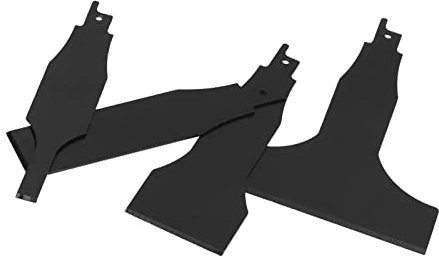 Reciprocating Saw Scraper Set, High Carbon Steel Blades with Different Sizes 4PCS for Home Tile Cleaning, Floor, and Wall Putty Removal