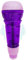 IHLOOTD Echo Mikrofon Kinder Spielzeug Microphone mit Echo Effekt 9.5 x 3.5 Zoll Kindermikrofon für Kinder ab 2 3 4 Jahre (Lila)