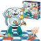 POPOYU Toiletten Spiel Poop Toys,Kacka Alarm Spiel Kinderspiele Funny Games,Launchers Toilettenspiels Shoot Poop Familienspielzeug mit 12 Häufchen, 2 Werfern, 1 Aufkleber für Kinder Jungen Mädchen