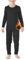 Zando Kids Thermal Base Layer Set 2-6 Years, Kids Boys Black Thermal Tights Leggings, Boys Clothes, Black, 3-4 Years
