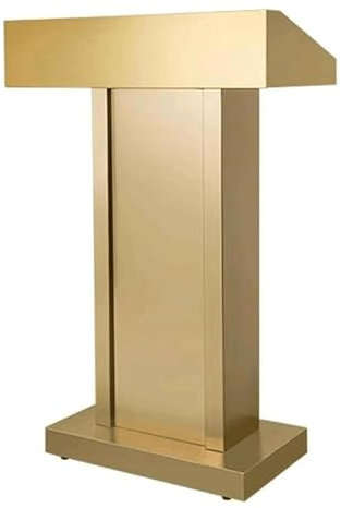 Tragbares Rednerpult aus Edelstahl für Hochzeitsreden und Vorträge