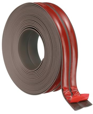 PATIKIL 6cmx6 m Wall Corner Protector Edge Protector Brown | Self Adhesive Wall Corner Guard Flexible Peel and Stick Molding Trim for Ceiling Countertop