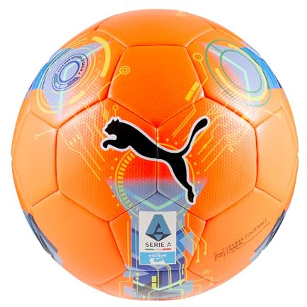 PUMA Orbita Serie A 4 Soccer Ball, Fluo Orange Multi Colour