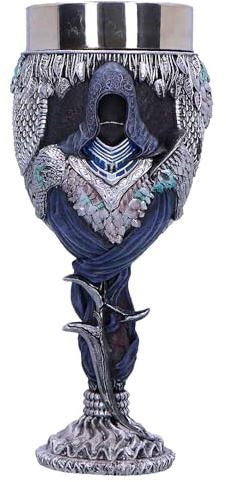 Nemesis Now Elden Ring Assassinenkelch, 19,5 cm, Schwarz | Sammlerstück-Kelch, geformter Klingengriff, dunkles Gothic-Dekor, Edelstahleinsatz