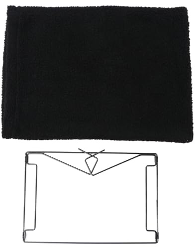 NESTINGHO Pet Radiator Bed Hanging Hammock with Metal Frame Dark Plush Pet Bed for Winter Indoor Cats Soft Warm Cushion for Radiator Heating