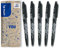 PILOT - FriXion Ball 0.7 Set - 5 Stück: Farbe Schwarz - Radierbare Tintenroller 0,4mm Strichstärke - Angenehme Schreibführung, Thermosensitive Tinte, Austauschbare Mine - Mittlere Spitze