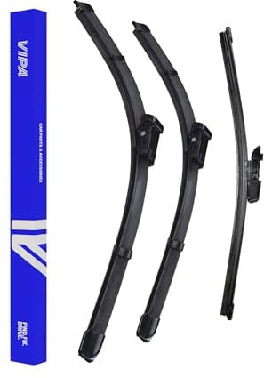 Vipa Car Parts Premium Wiper Blade Set | fits: SKODA OCTAVIA Estate (Nov 2012 to Jul 2020) | All-Weather Performance | Durable, Streak-Free Windshield Wipers | Easy Installation