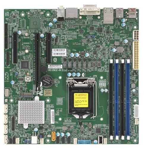 Supermicro Motherboard MBD-X11SCZ-Q-O Core i7/i5/i3 S1151 Q370 64GB PCI Express 95W uATX Retail