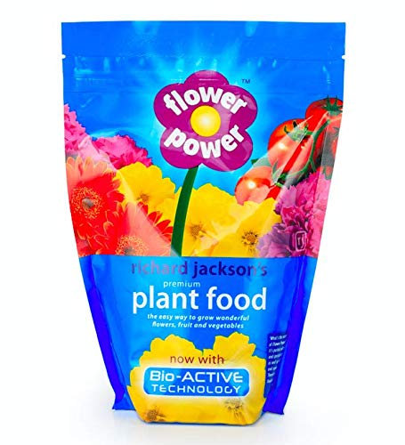 Flower Power di Richard Jackson 475g, Fertilizzante Premium, con Tecnologia Bio-attiva, nutrimento concentrato per tutte le piante, 427 l per Frutta e Verdura con Nutrienti essenziali. 475g
