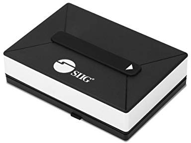 SIIG USB 3.0 External Hard Drive Storage Enclosure (USB to SATA Docking Station) with 2TB+ Drive Support for 2.5 Inch HDD SSD-Included USB 3.0 Type-A to Micro B Cable (JU-SA0V11-S1)
