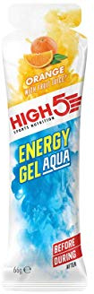 HIGH5 Cycling Sports Energy Aqua Gel Carbohydrates Exercise Vegetarian Orange, 66g