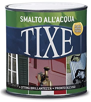 TIXE Smalto all'Acqua per Legno e Metallo, Bianco Lucido 2.5 Lt