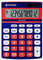 Osama – Büro-Taschenrechner Groß, mit 12 Ziffern, 3 Speichertasten und doppelter Stromversorgung – Professioneller Rechner mit Mark up für Arbeit und Universität, 3,6 x 11,5 x 15,5 cm, Hellblau/Orange