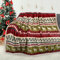 Catalonia Classy Weihnachtswurf Sherpa Decke, Superweiche Flauschige Sherpa Throw TV Decke Dekorative Decke für Bett Couch Urlaub Dekoration, Weihnachtsmuster, 130 x 150 cm