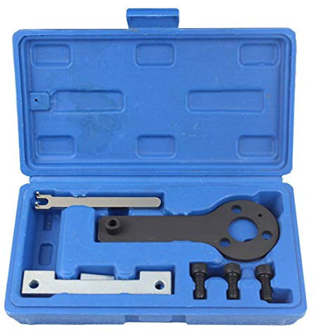 Mr Cartool Zahnriemen-Werkzeugsatz für Kfz, zur Ausrichtung von Nockenwelle / Kurbelwelle, Arretierungswerkzeug für Fiat 500 / Punto Evo / Panda / 1.1, 1.2 1.4 Liter 8V Motor