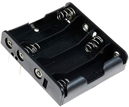 AA x 4 Battery Holder PCB Mount