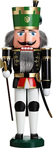 Rudolphs Schatzkiste Nussknacker Freiberger Bergmeister BxHxT 13x38x13cm NEU Weihnachten Seiffen Nutcracker Nüsse Erzgebirge Winter Dekoration Holzkunst Holz Weihnachtsmann Christmas Walnuss
