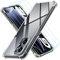 ivoler Funda para Realme GT Neo 3T / Realme GT Neo 2 / Realme GT 2 con 3 Piezas Cristal Templado, Carcasa Protectora Antigolpes Transparente, Suave TPU Silicona Caso Delgada Anti-Choques Case