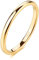 Lisandra Scott Ring Damen Herren Poliert Vorsteckring Stapelring aus Wolfram-Titan | Hochglanzpoliert & Anlaufgeschützt Stapelringe Schlicht mit bequemer Passform Ehering (62, 2mm Gold)